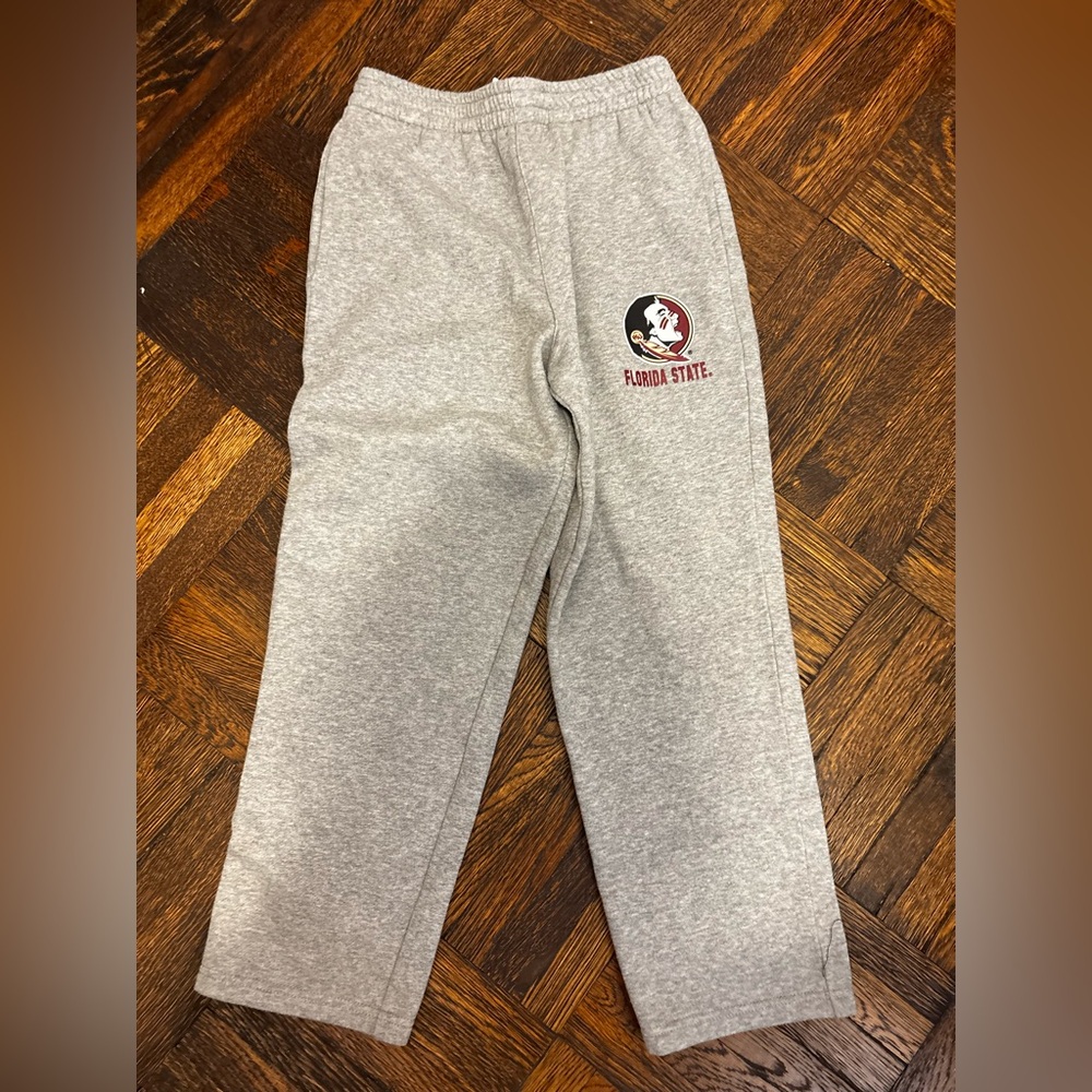 Florida State Chiefs Kids Gray Sweatpants